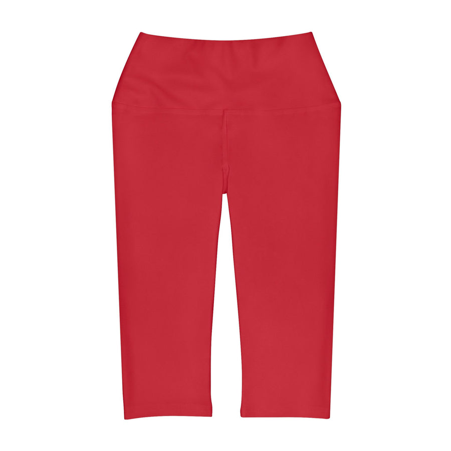 TWIN PEAKS RED/GREEN Yoga Capri Leggings