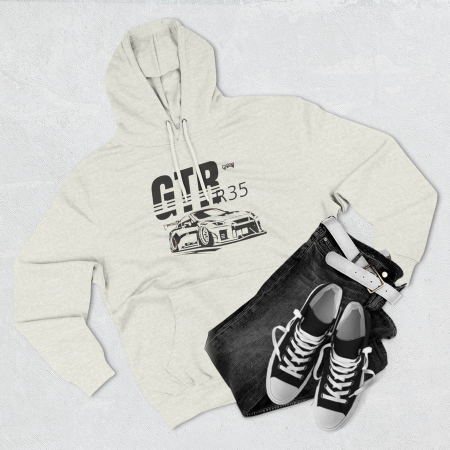 GTR R35   3-Panel Fleece Hoodie