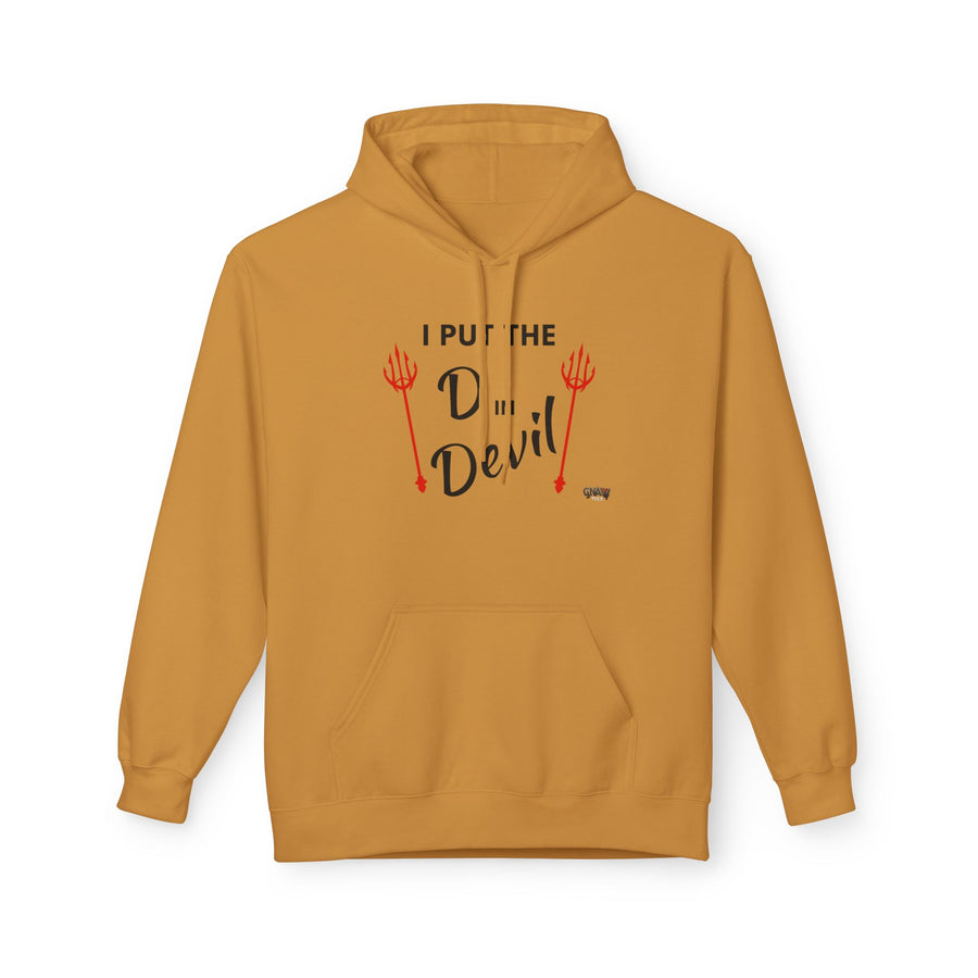 I PUT THE D IN DEVIL Softstyle Fleece Hoodie