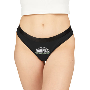 TWIN PEAKS BLACK/GREEN Women's Thongs