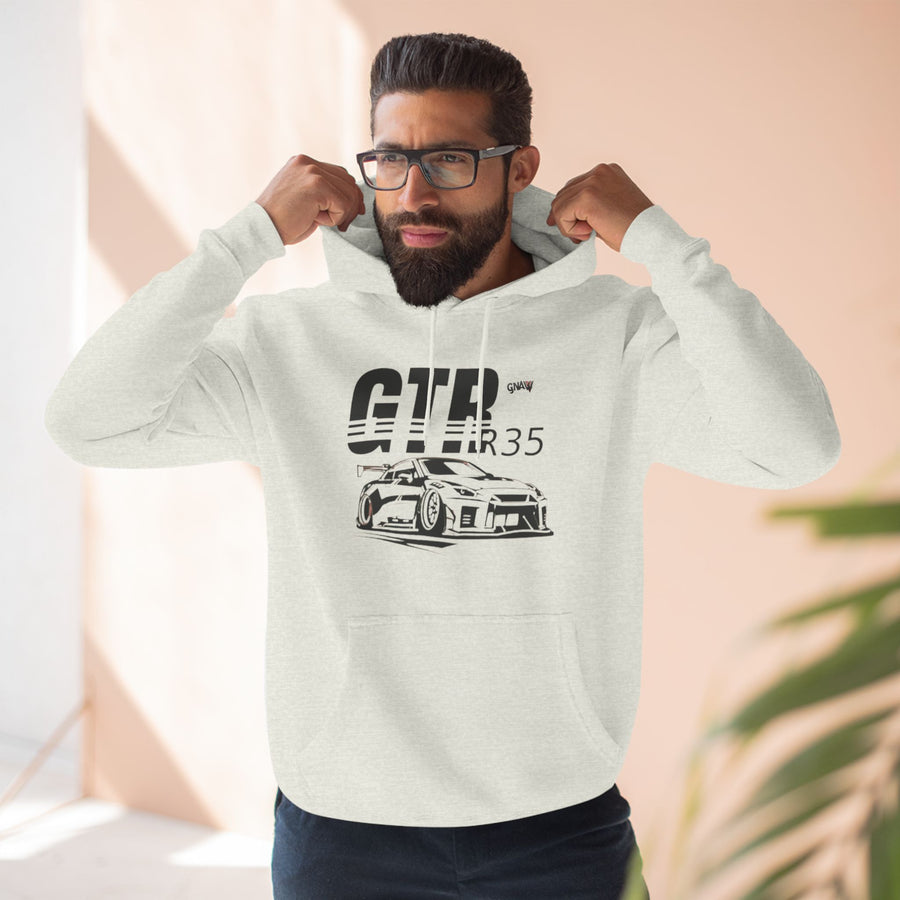 GTR R35   3-Panel Fleece Hoodie