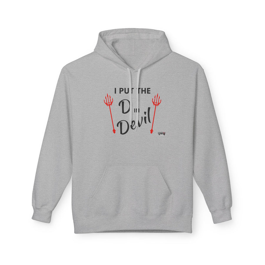 I PUT THE D IN DEVIL Softstyle Fleece Hoodie