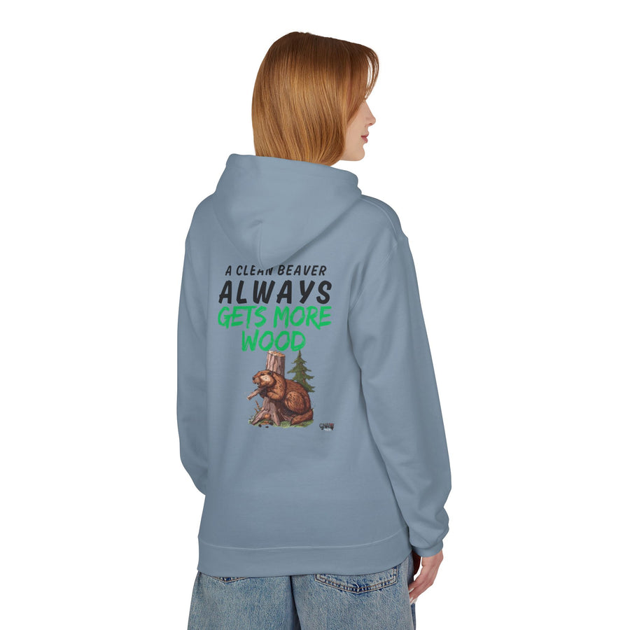 A CLEAN BEAVER ALWAYS GETS MORE WOOD Softstyle Fleece Hoodie