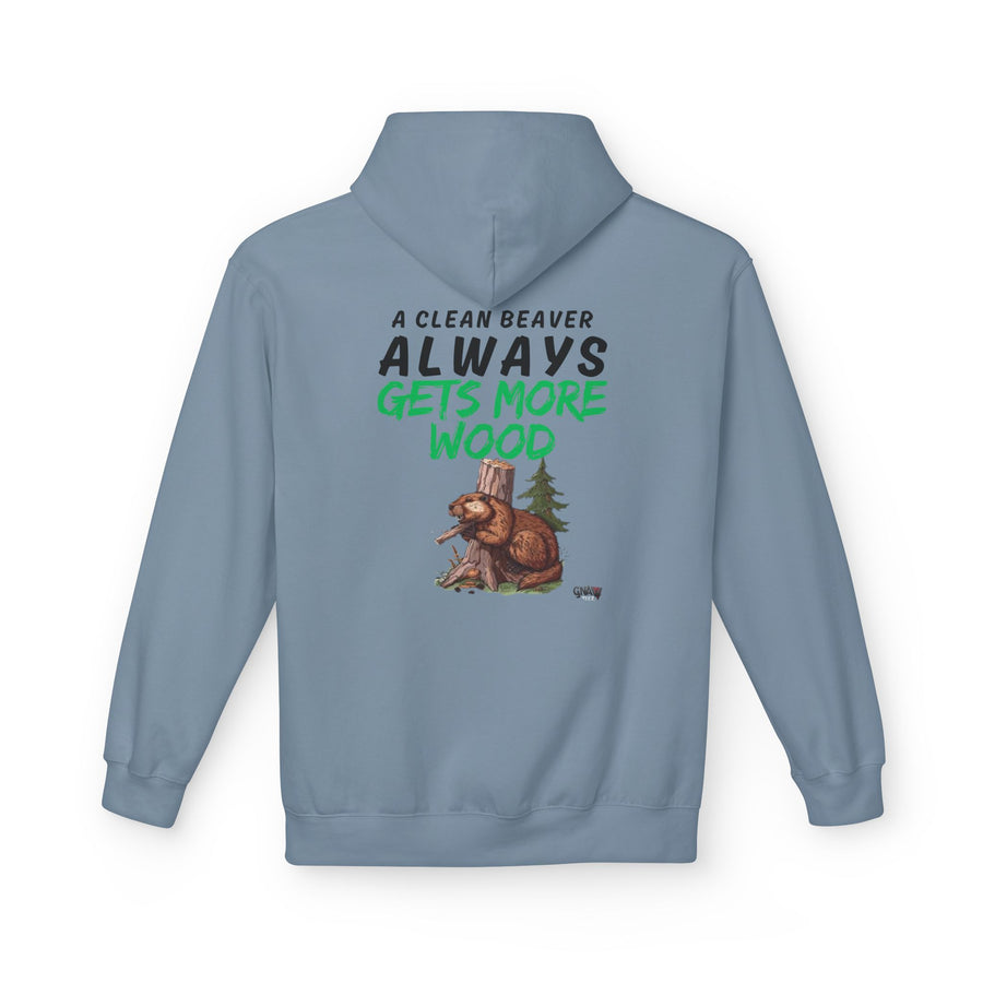 A CLEAN BEAVER ALWAYS GETS MORE WOOD Softstyle Fleece Hoodie