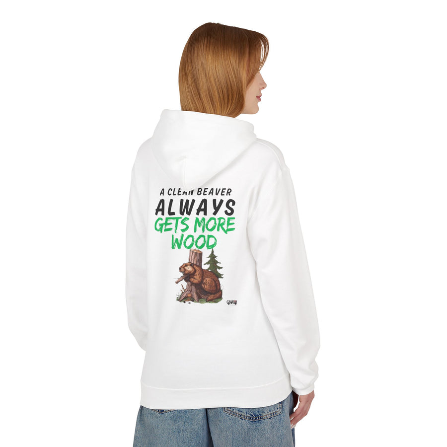 A CLEAN BEAVER ALWAYS GETS MORE WOOD Softstyle Fleece Hoodie
