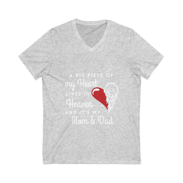 A BIG PIECE OF MY HEART LIVES IN HEAVEN AND IT'S MY MOM & DAD