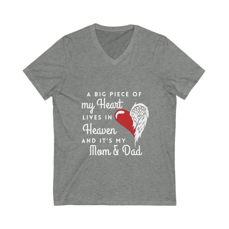 A BIG PIECE OF MY HEART LIVES IN HEAVEN AND IT'S MY MOM & DAD