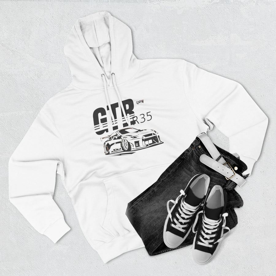 GTR R35   3-Panel Fleece Hoodie