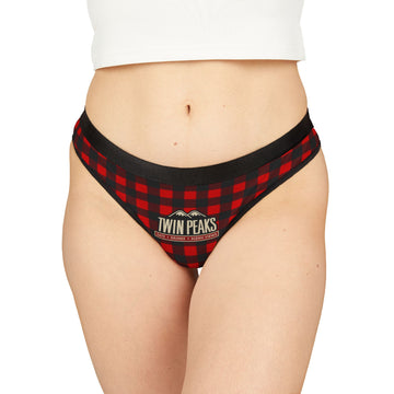 TWIN PEAKS BUFFALO PLAID/RED Women's Thongs