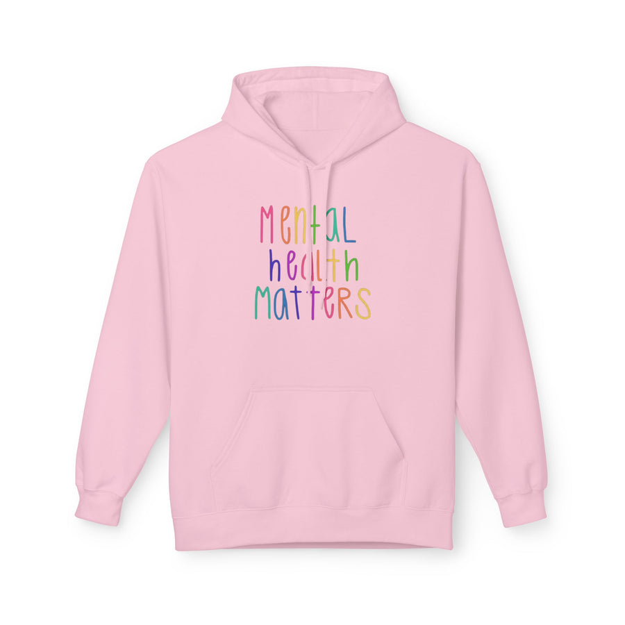 MENTAL HEALTH MATTERS Softstyle Fleece Hoodie