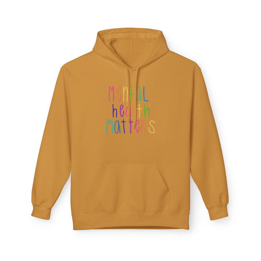 MENTAL HEALTH MATTERS Softstyle Fleece Hoodie