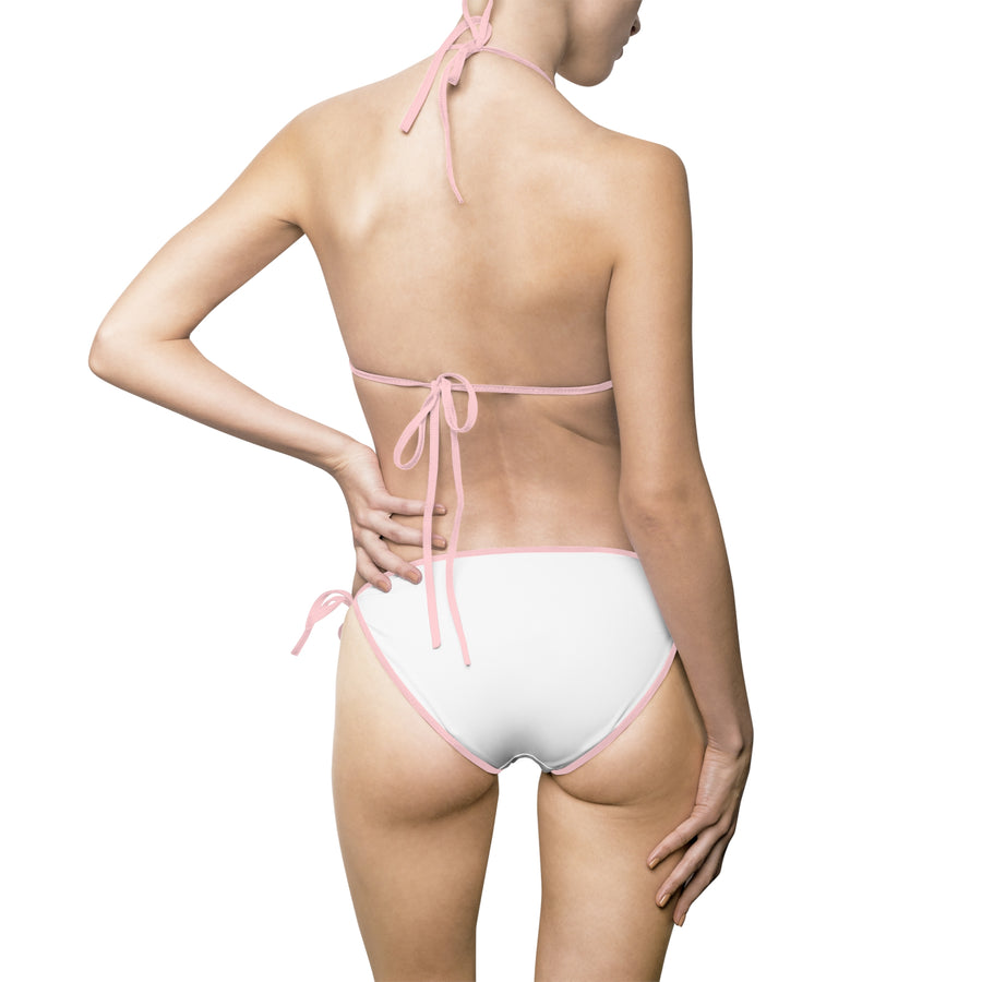YES, I'M WET 24/7 Women's Bikini Swimsuit (AOP)