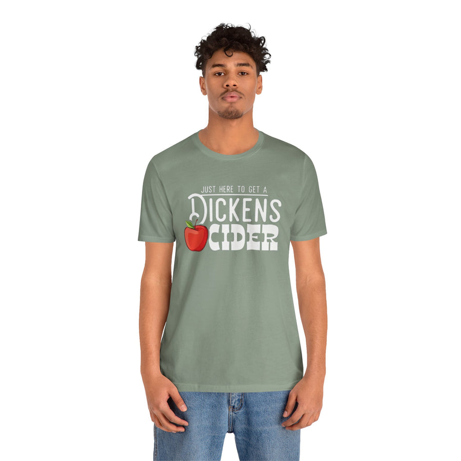 JUST HERE TO GET A DICKENS CIDER