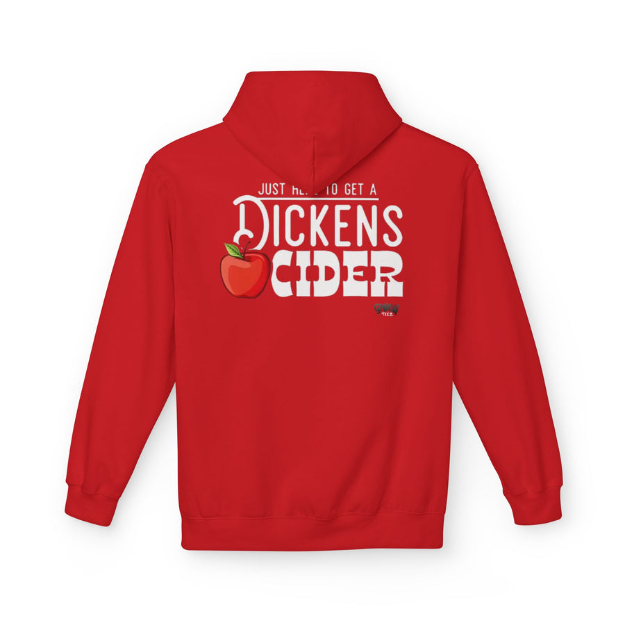 JUST HERE TO GET A DICKENS CIDER Softstyle Fleece Hoodie