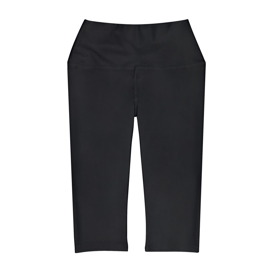 TWIN PEAKS BLACK/GREEN Yoga Capri Leggings