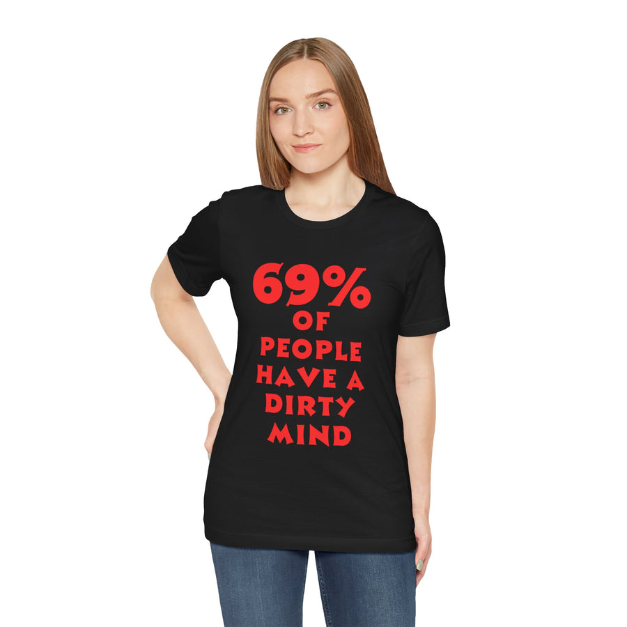 69% OF PEOPLE HAVE A DIRTY MIND