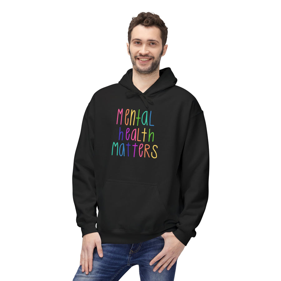 MENTAL HEALTH MATTERS Softstyle Fleece Hoodie
