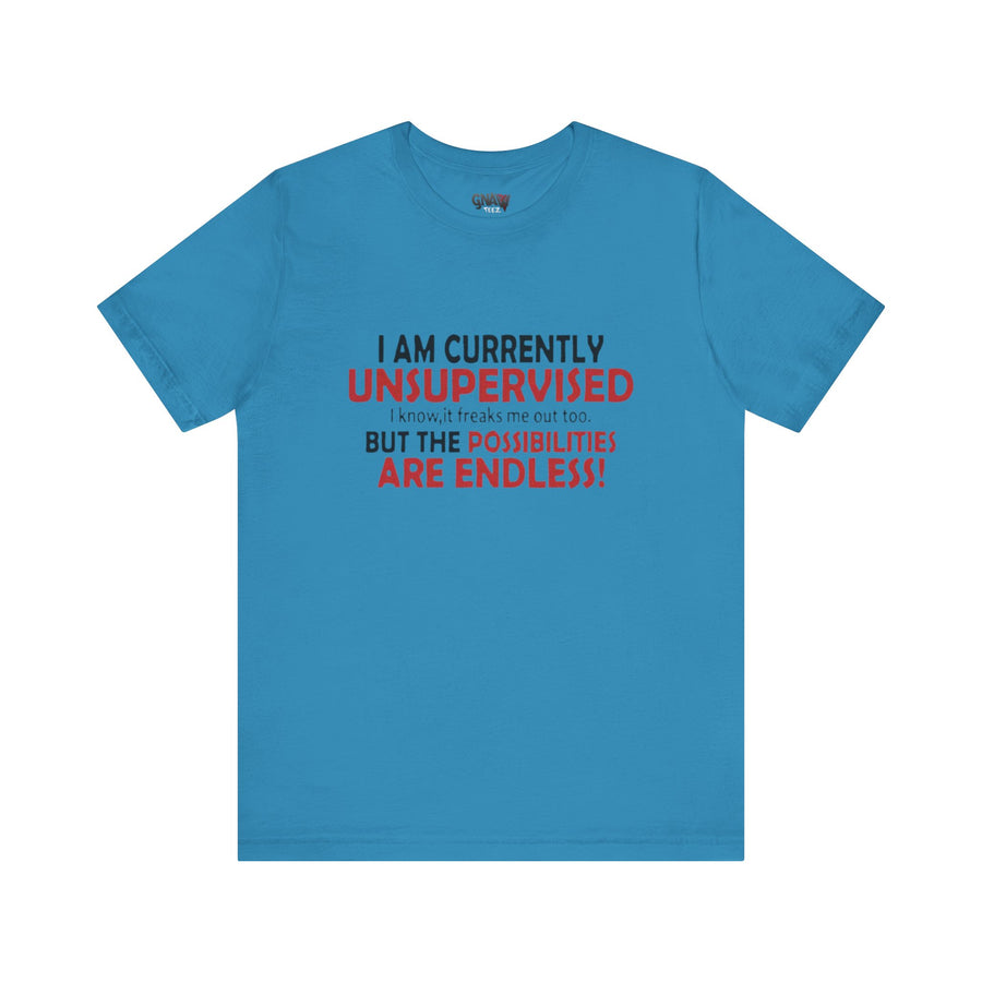 I'M CURRENTLY UNSUPERVISED I KNOW, IT FREAKS ME OUT TOO BUT THE POSSIBILITIES ARE ENDLESS