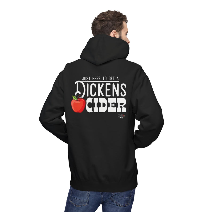 JUST HERE TO GET A DICKENS CIDER Softstyle Fleece Hoodie