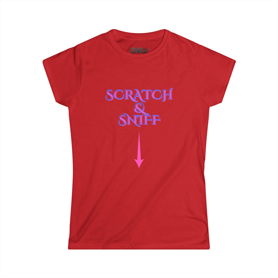 SCRATCH & SNIFF Women's Softstyle Tee