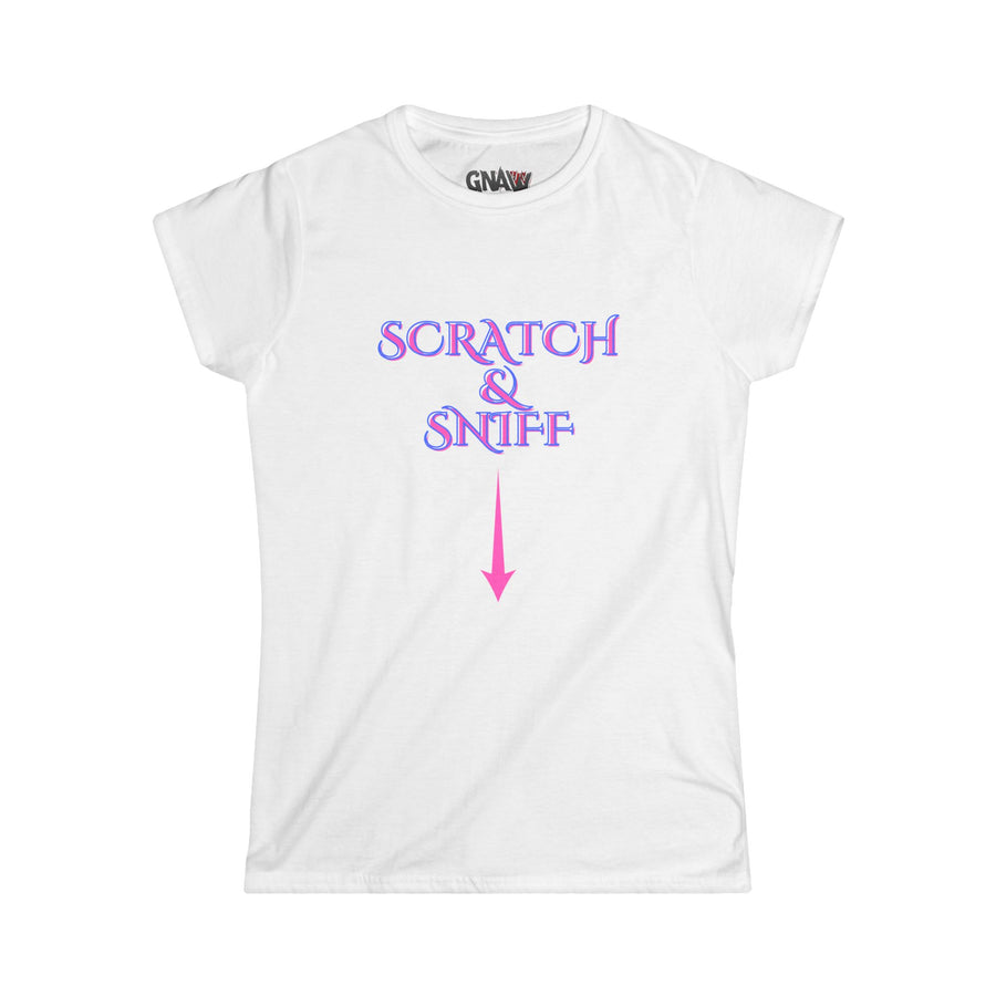 SCRATCH & SNIFF Women's Softstyle Tee
