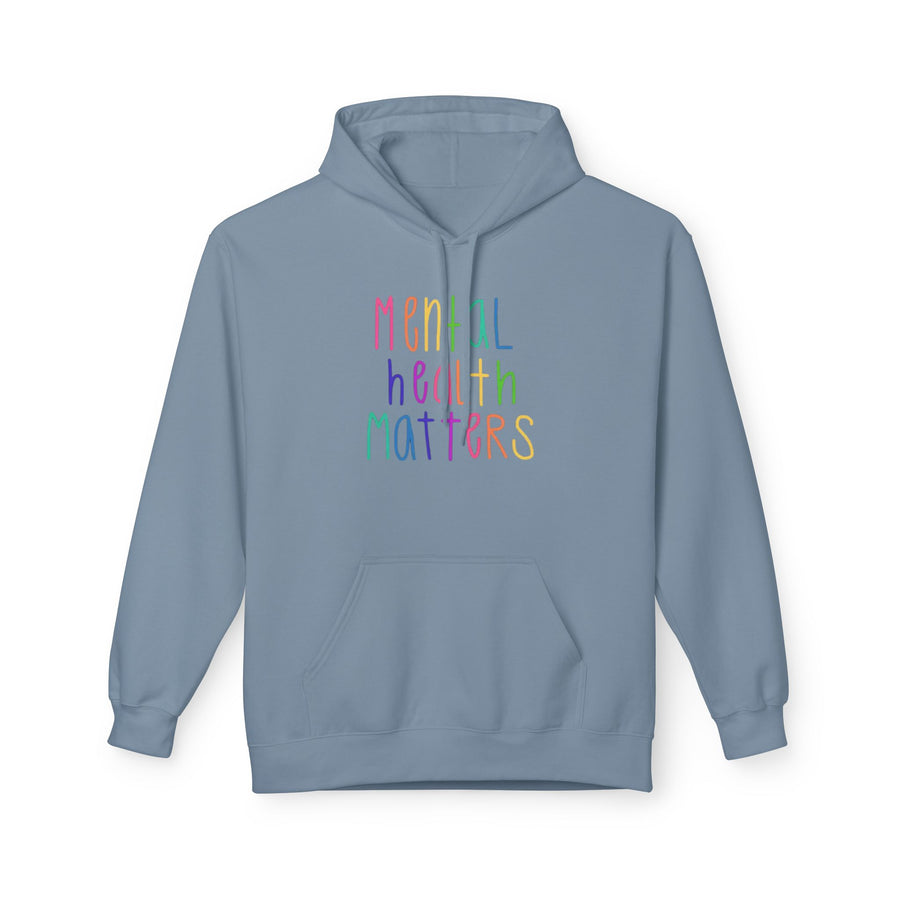 MENTAL HEALTH MATTERS Softstyle Fleece Hoodie