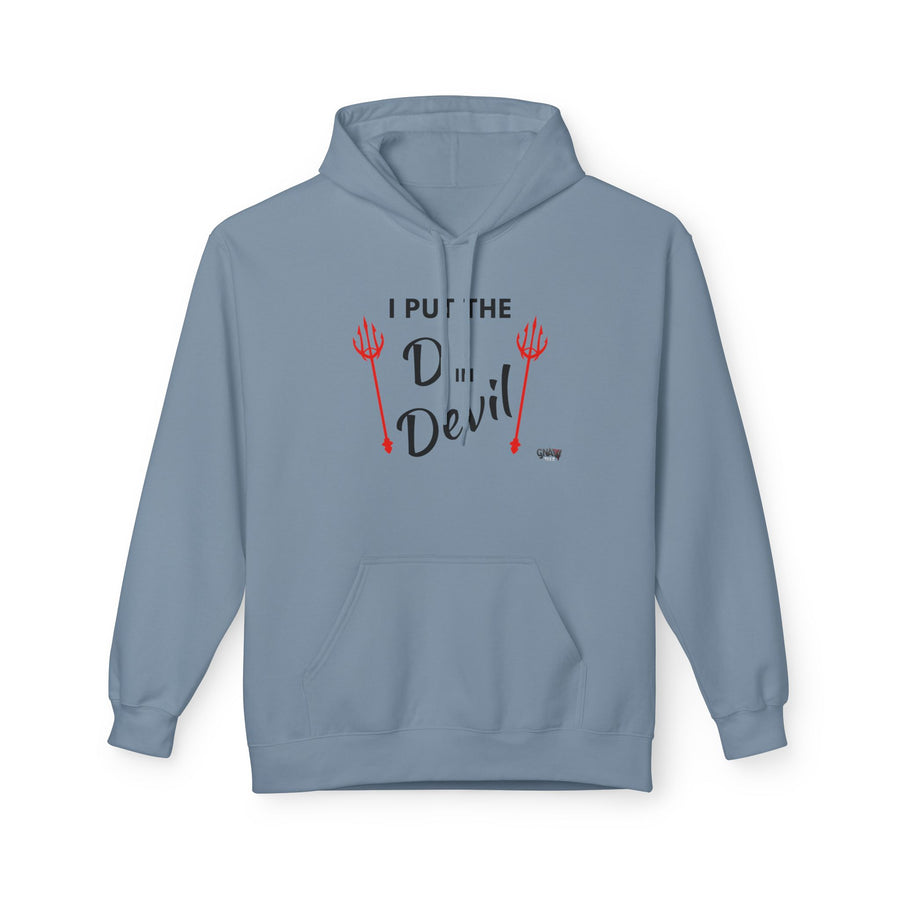 I PUT THE D IN DEVIL Softstyle Fleece Hoodie