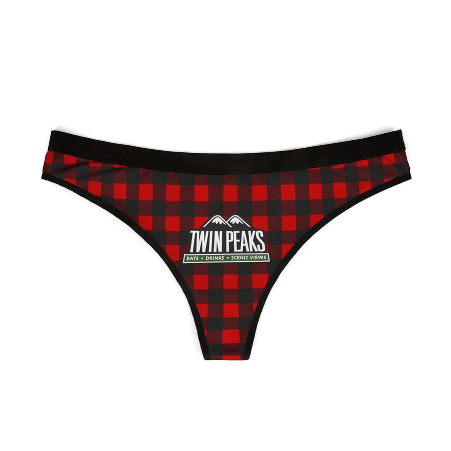 TWIN PEAKS GREEN Women's Thongs