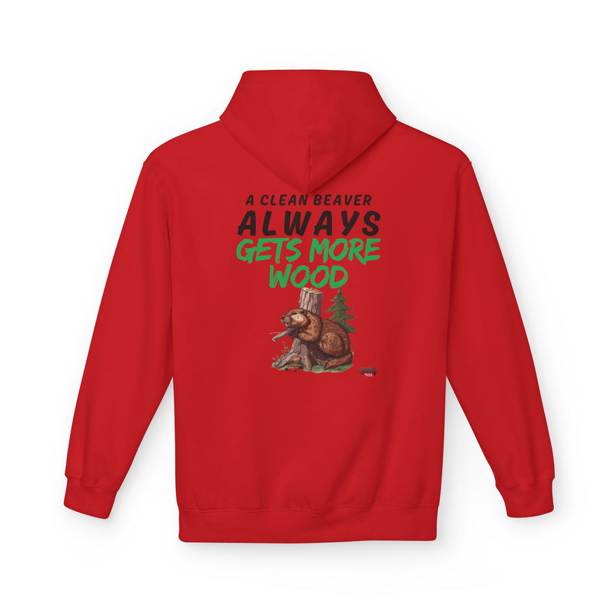 A CLEAN BEAVER ALWAYS GETS MORE WOOD Softstyle Fleece Hoodie