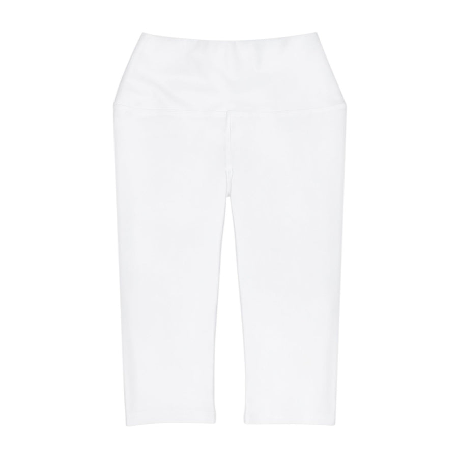 TWIN PEAKS WHITE/GREEN Yoga Capri Leggings