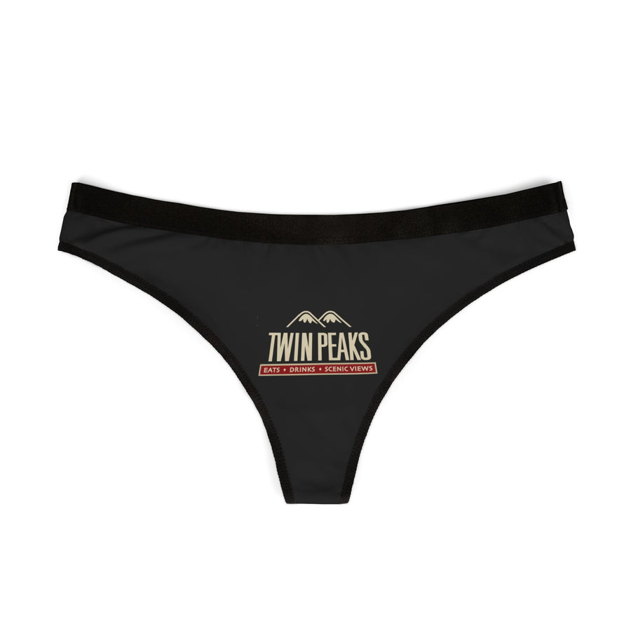 TWIN PEAKS BLACK/RED Women's Thongs