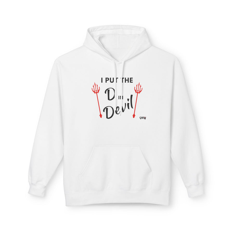 I PUT THE D IN DEVIL Softstyle Fleece Hoodie