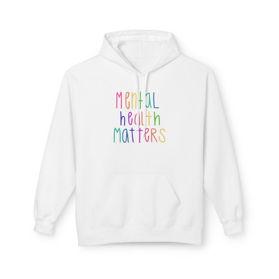 MENTAL HEALTH MATTERS Softstyle Fleece Hoodie