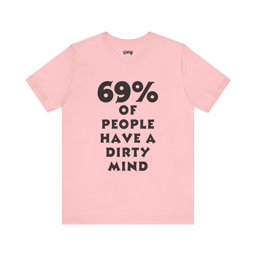 69% OF PEOPLE HAVE A DIRTY MIND