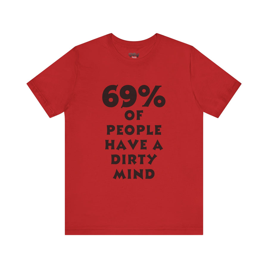 69% OF PEOPLE HAVE A DIRTY MIND
