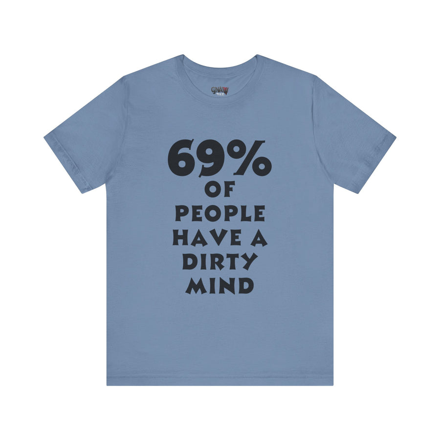 69% OF PEOPLE HAVE A DIRTY MIND