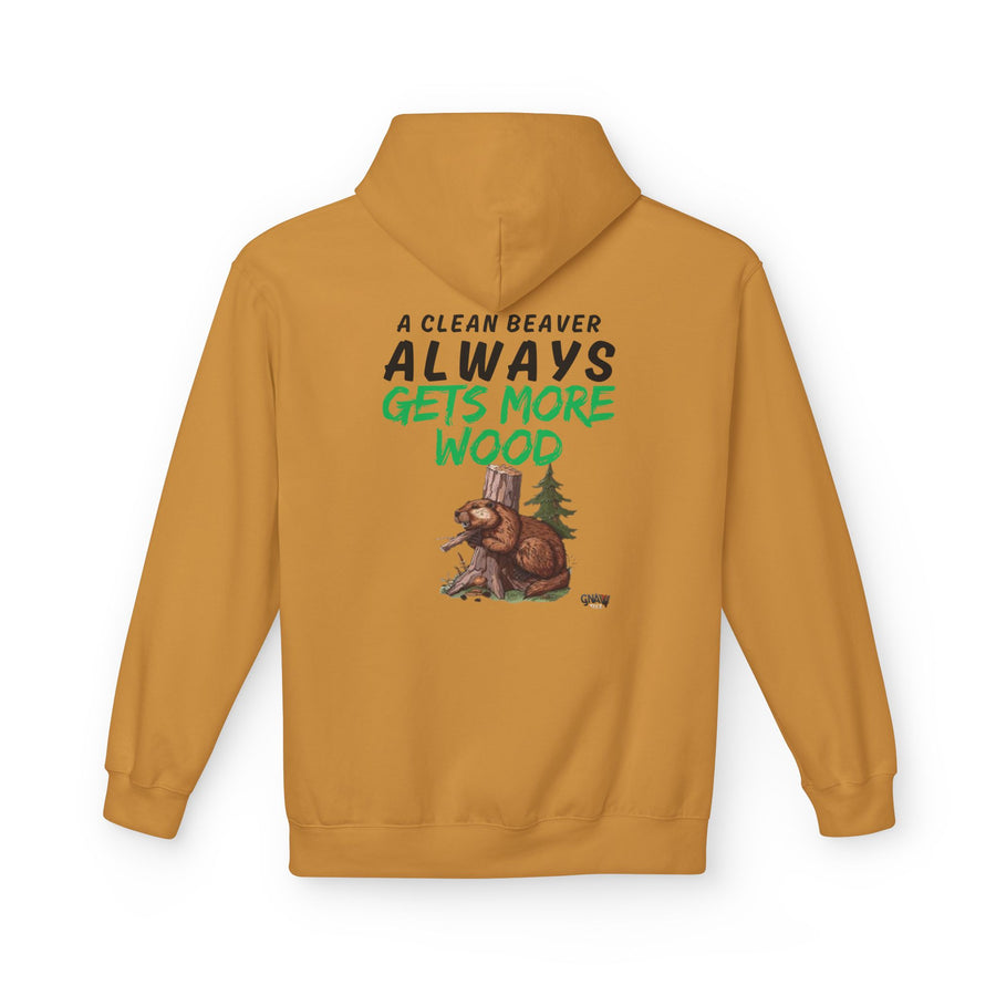 A CLEAN BEAVER ALWAYS GETS MORE WOOD Softstyle Fleece Hoodie