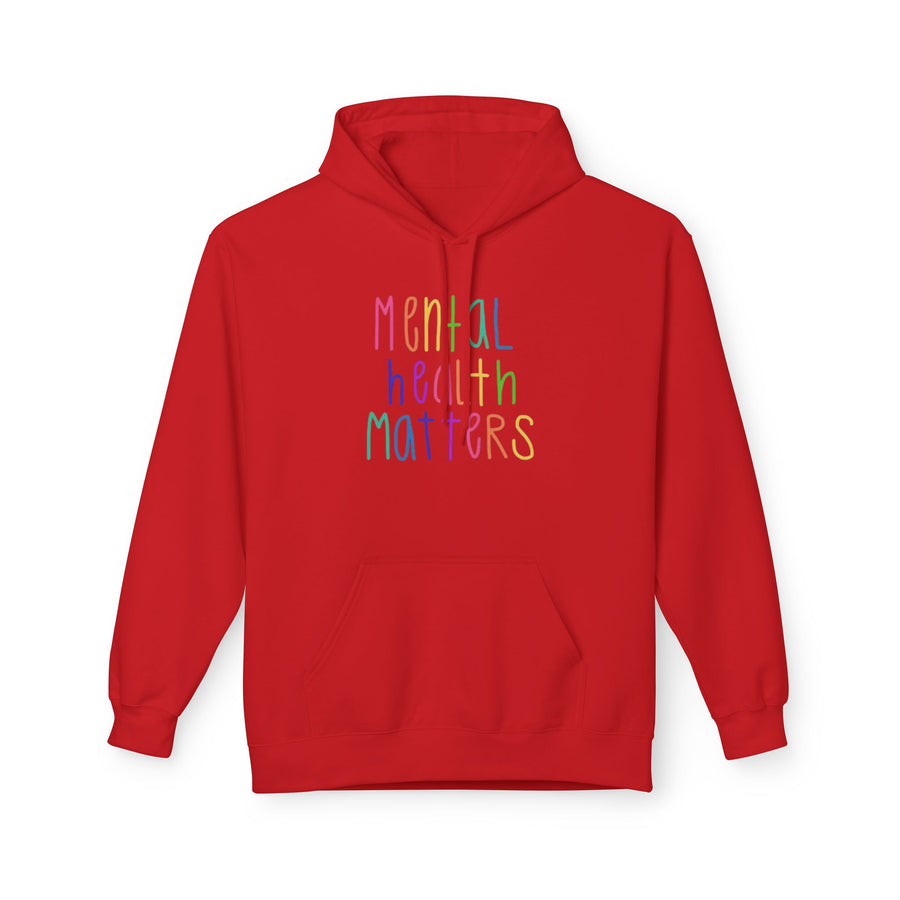 MENTAL HEALTH MATTERS Softstyle Fleece Hoodie