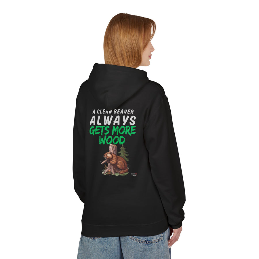 A CLEAN BEAVER ALWAYS GETS MORE WOOD Softstyle Fleece Hoodie