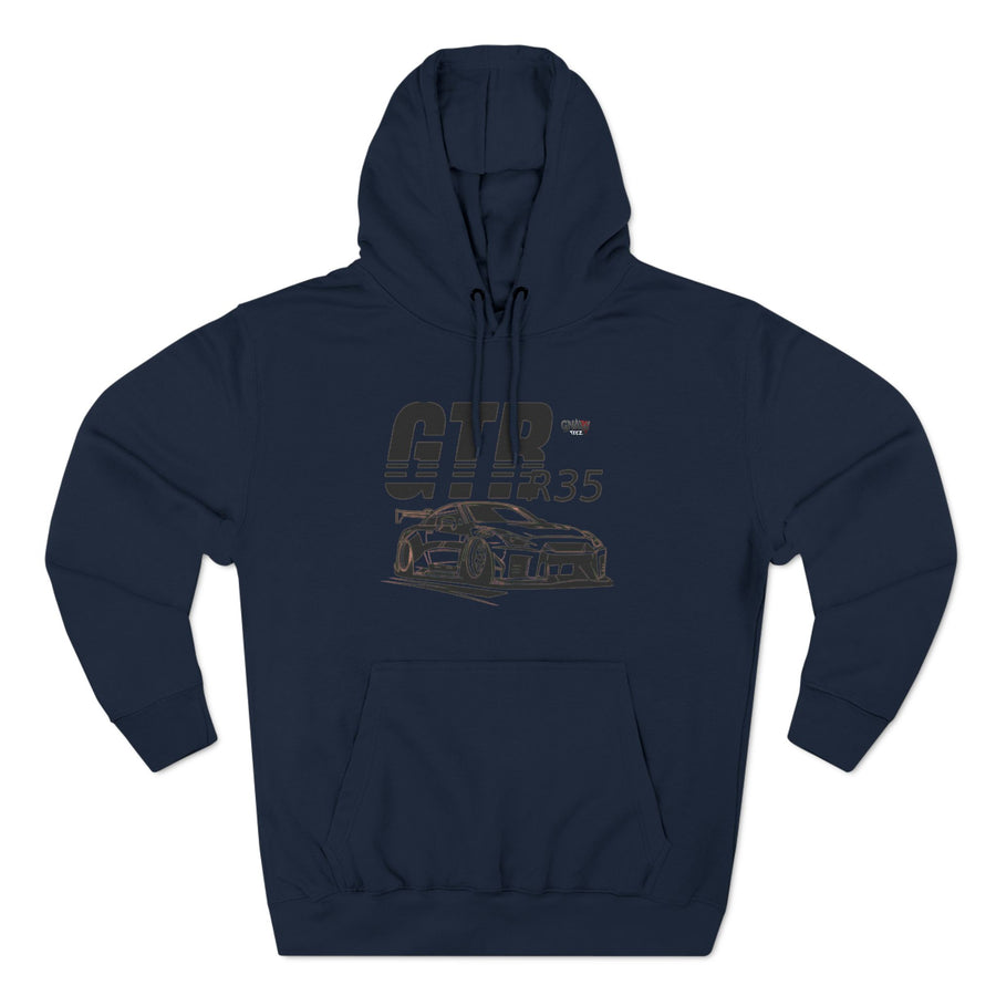GTR R35   3-Panel Fleece Hoodie